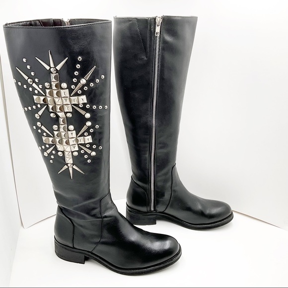 {Steve Madden} Diabla Studded Engineer Boots
